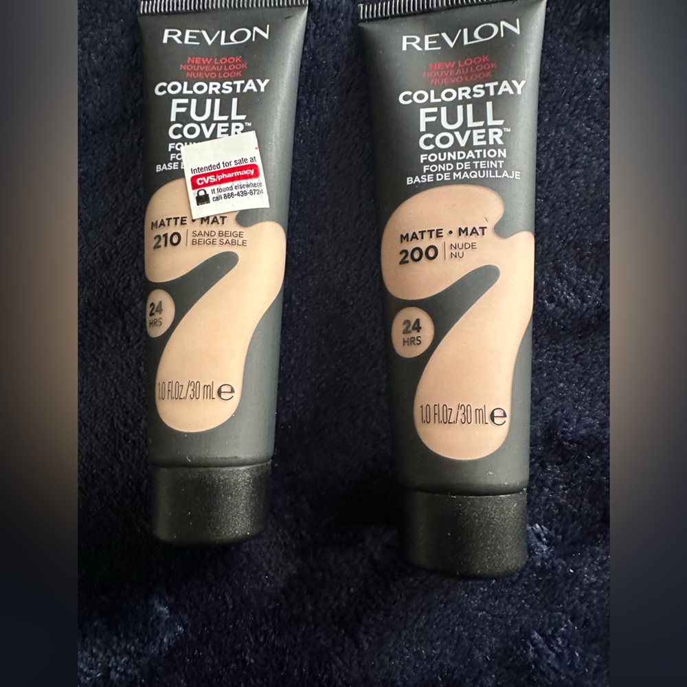Revlon ColorStay Full Cover Matte Foundation Duo in Nude & Sand Beige
